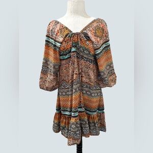 Bohemian Off-Shoulder Dress